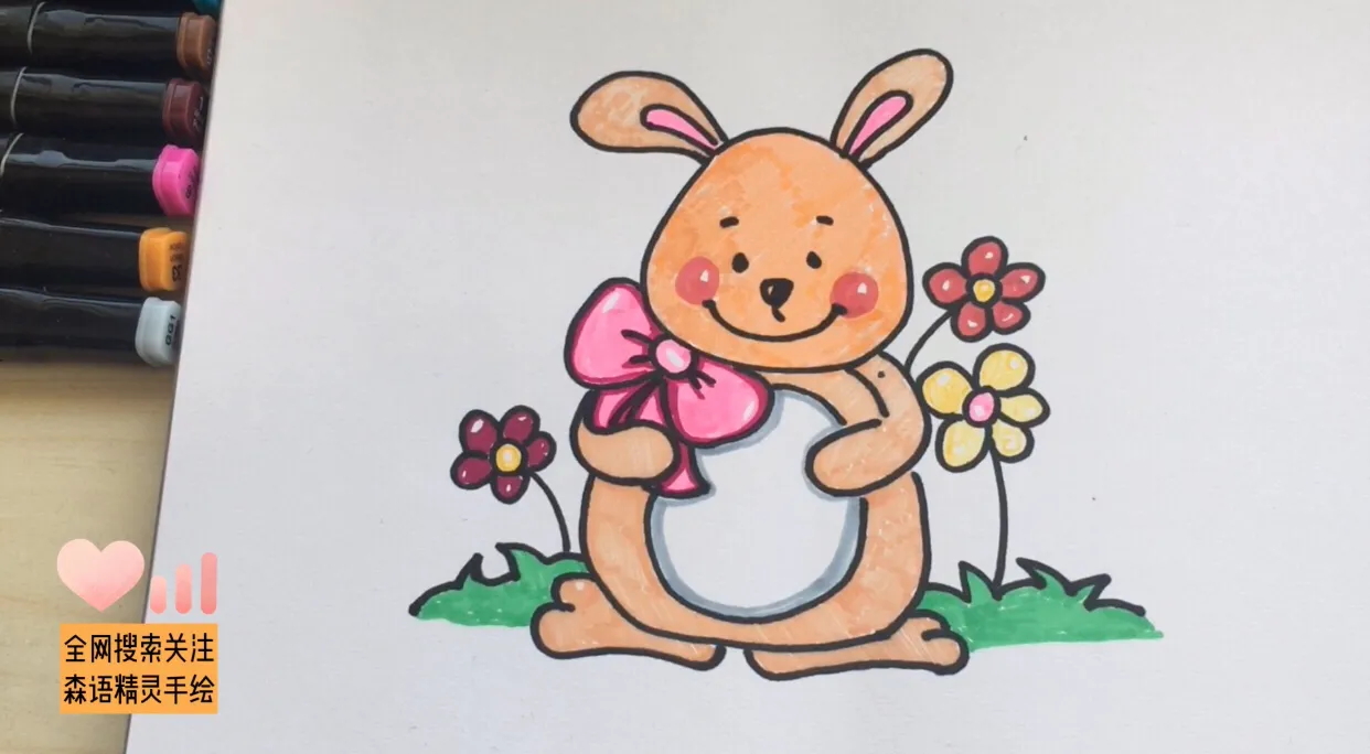 干货！学画可爱的小兔子简笔画，步骤超详细的图文教程