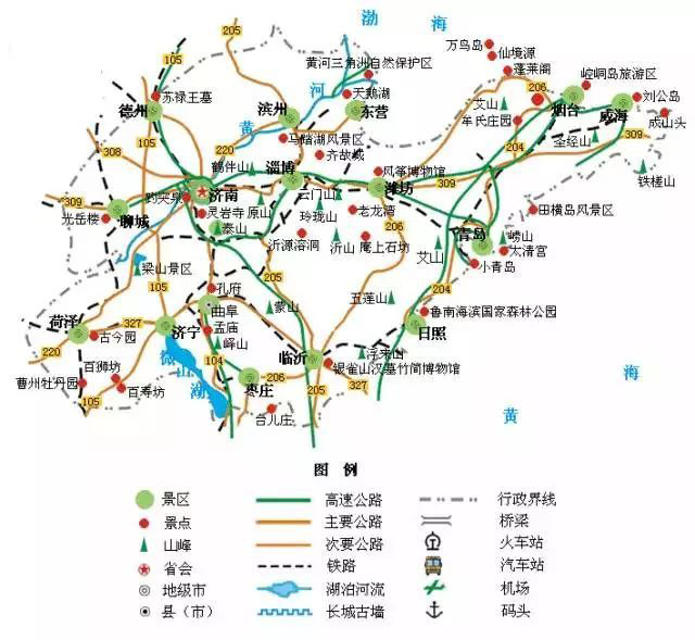 全国各省旅游景点地图大全，想去哪玩一目了然