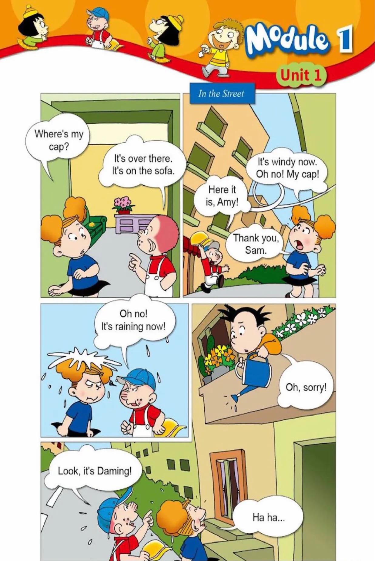 二年级英语下册# 外研社# 期末复习#第一模块#趣谈天气