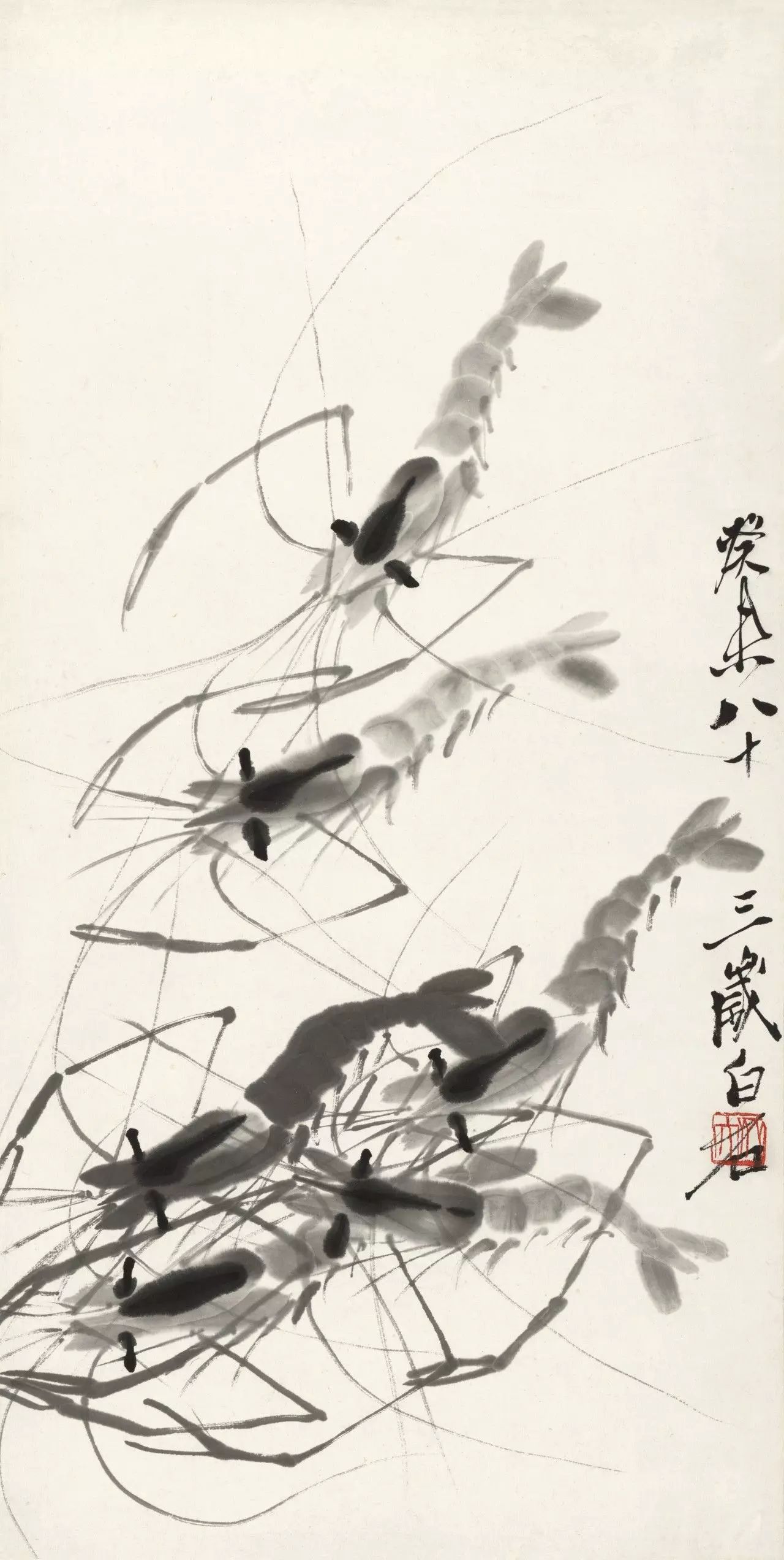 中国100名最著名画家系列-大写意国画齐白石
