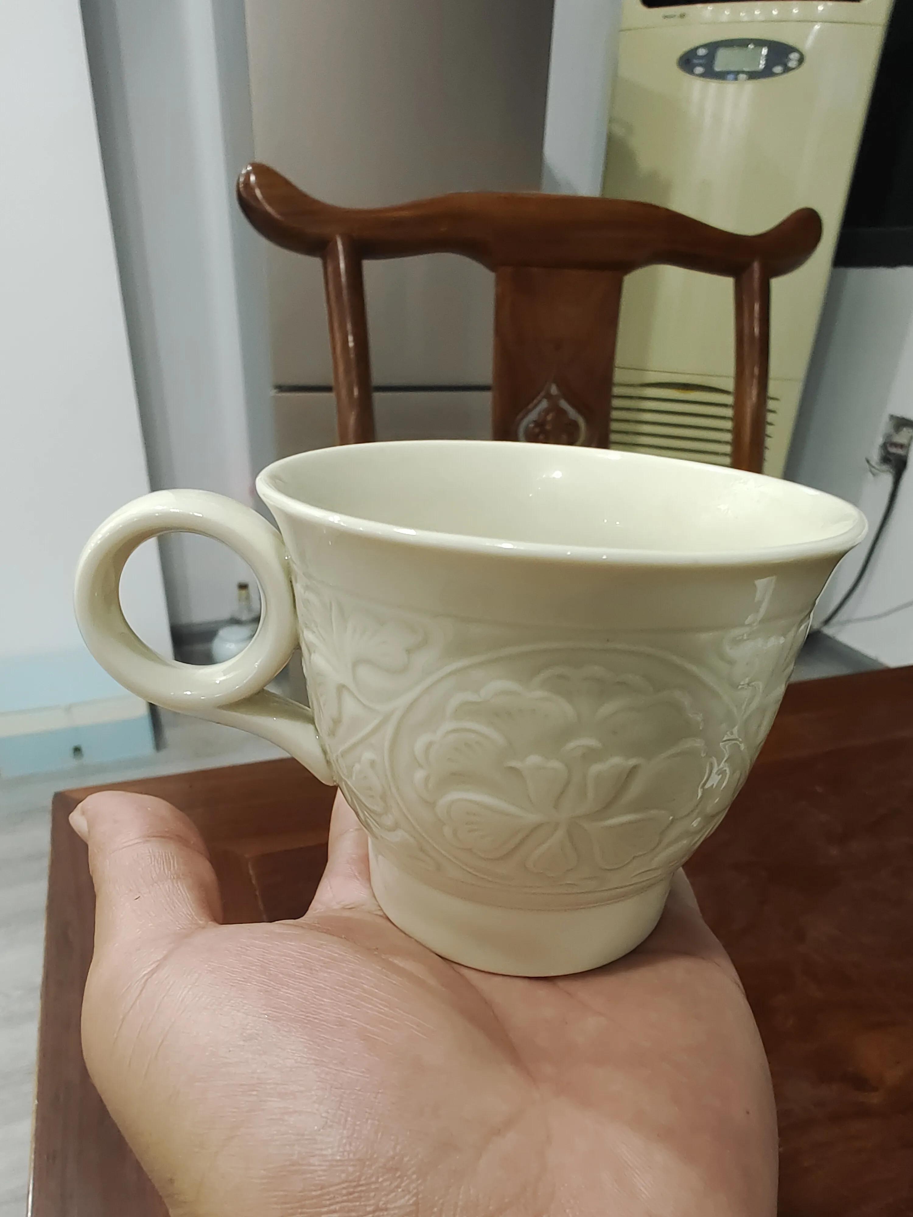 德化陶瓷：意叁单品咖啡杯，简约实用耐看