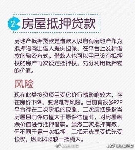 法律知识！10种最常见贷款方式以及潜在风险！你一定要知道！
