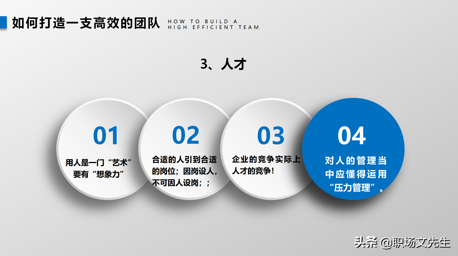 高效的领导（智、信、仁、勇、严），34页团队建设与管理培训分享