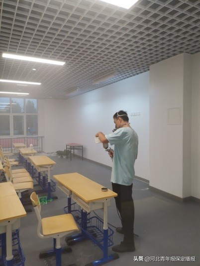 保定一学校新楼装修 空气质量引家长质疑 检测报告来了