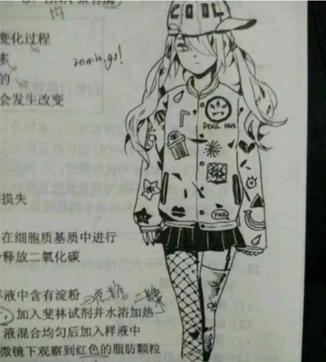 学渣试卷上的“涂鸦”火了，美术天赋羡煞旁人，不当画家屈才了