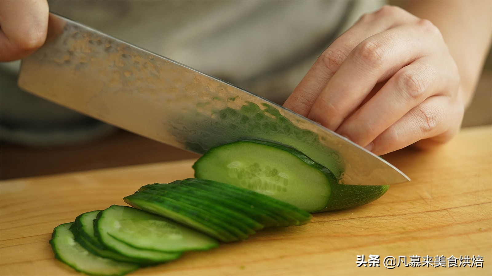 黄瓜切片怎么切菱形黄瓜的花式切法大全图文详解