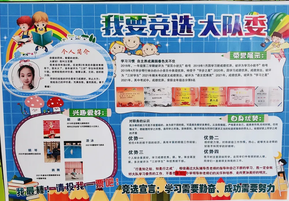 智考小学｜大队委竞选候选人风采展