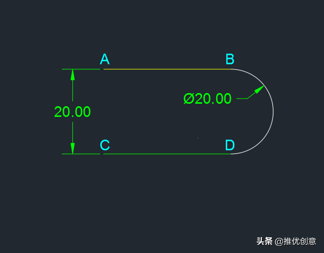 AutoCAD 2019 圆角命令