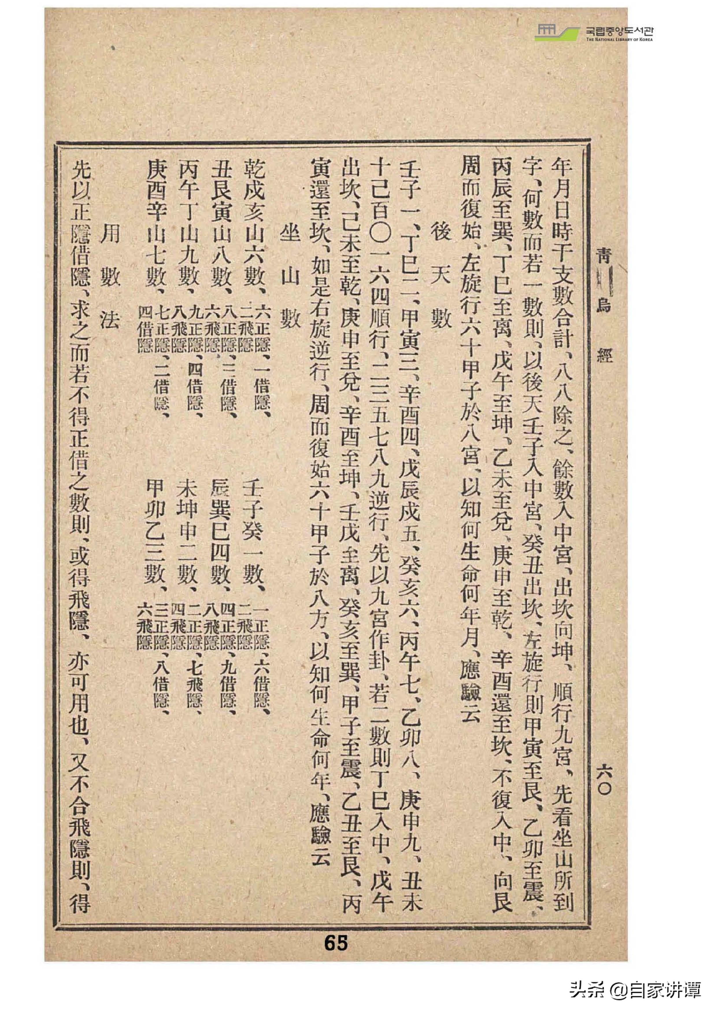 《原本青乌经》，古代朝鲜版本，现藏奎章阁图书馆