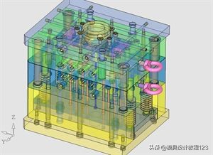 简单亦复杂的电视基座，大神才能驾驭款，一套经典的模具设计方案