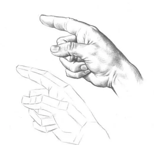 画人难画手,素描和手绘板教程,一步步教你学画手