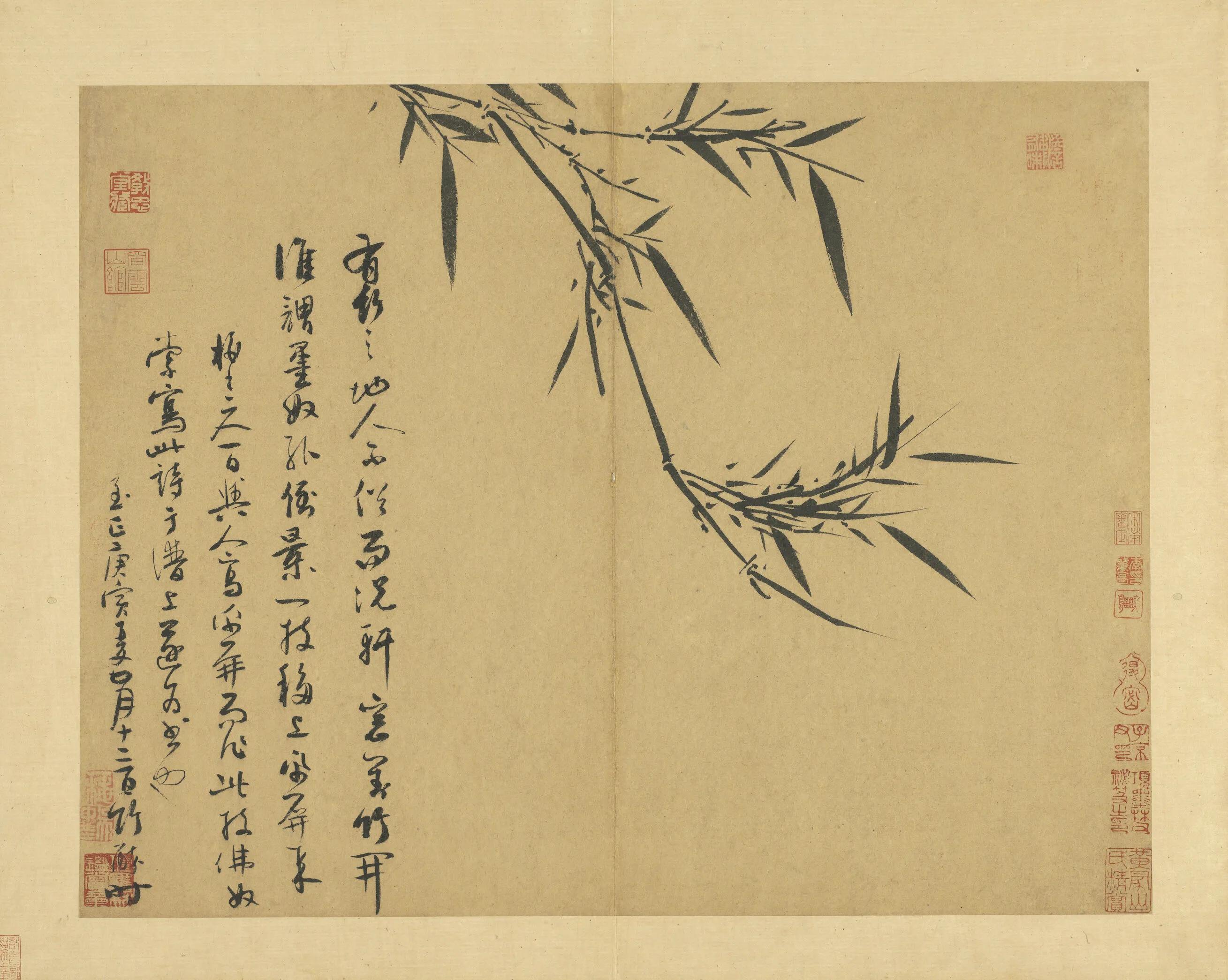 谁才是画竹子历史第一人？唯吴镇是也！简直是天花板的存在