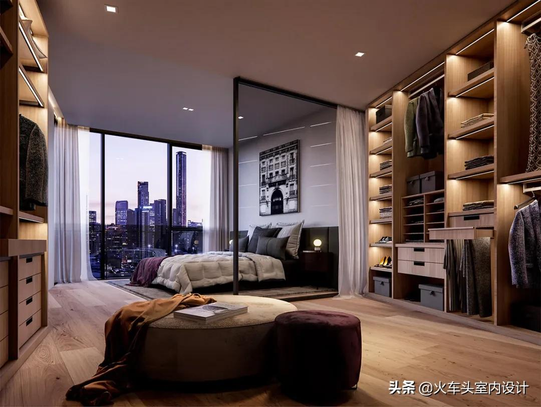 轻奢衣帽间，现代美学设计
