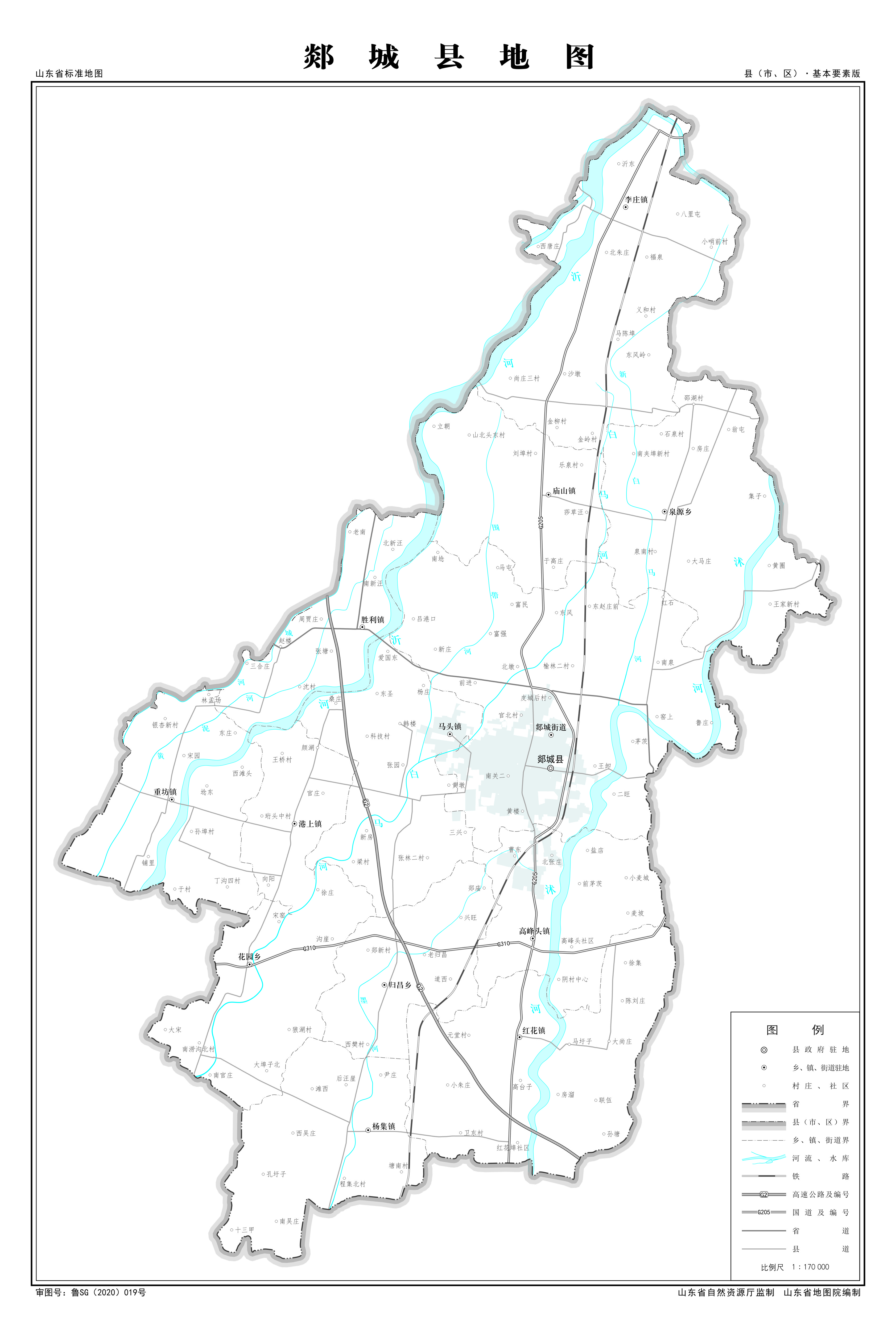 昌邑市各个街道地图图片