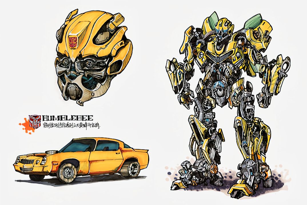 变形金刚全系列精美绘画①