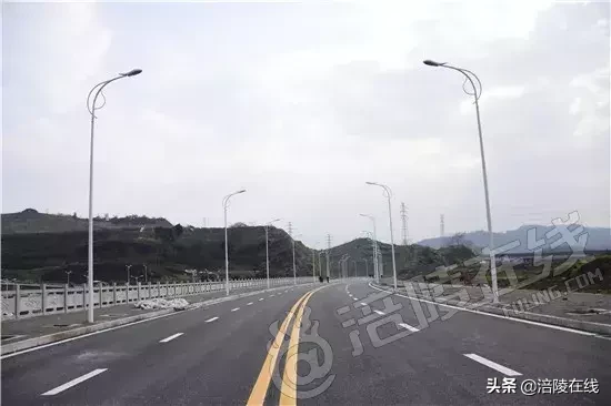 重磅！涪陵新区这两条大道验收完工！以后走这里好方便！