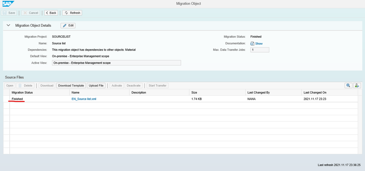 SAP S4HANA 实战LTMC - 打响了第一炮