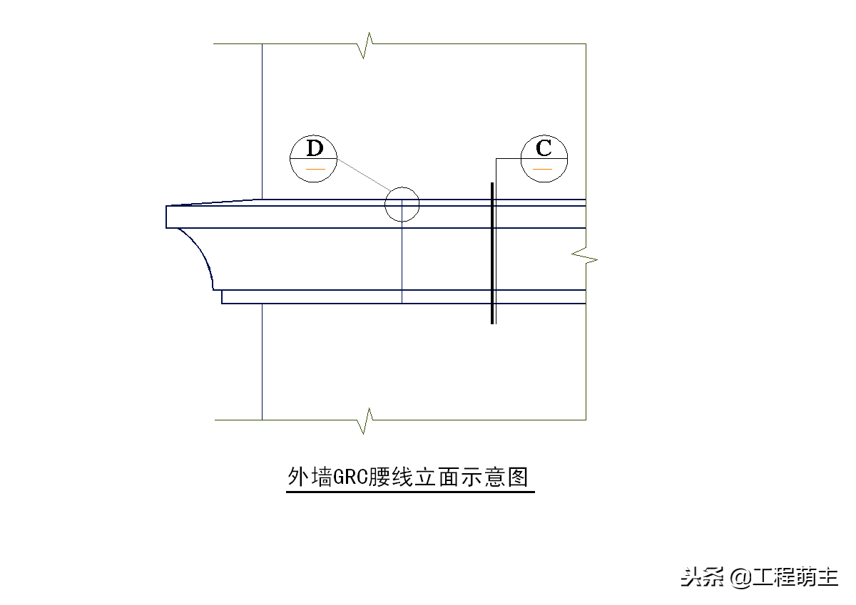 外墙干挂石材节点施工工艺、湿贴灌浆花岗岩石材施工节点做法！