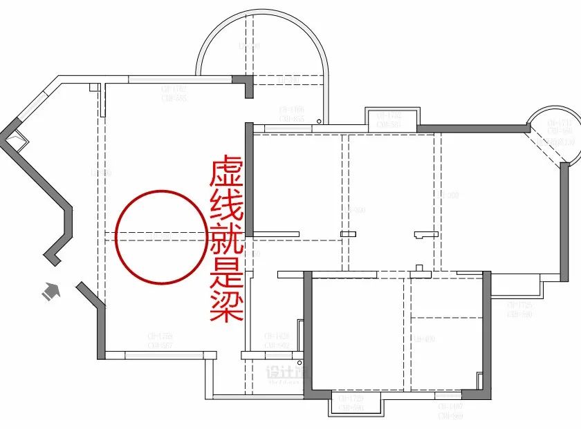 从户型图如何看承重墙（从户型图如何看承重墙高度）-第10张图片-华展网