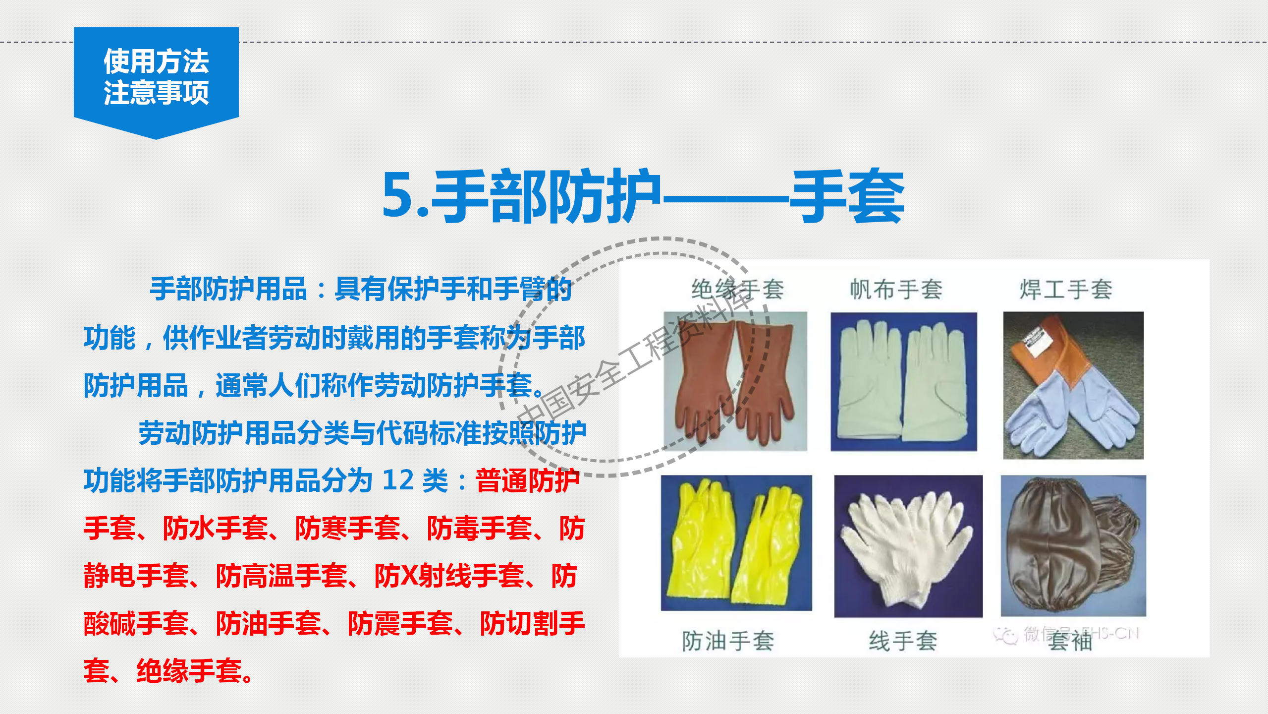 个体劳动防护用品讲座PPT（81页）