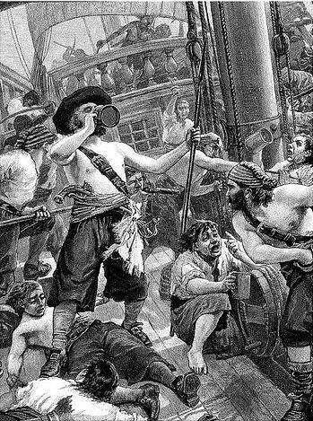 从一场残忍的“死刑秀”，看“加勒比海盗们”被捕后的悲惨处境