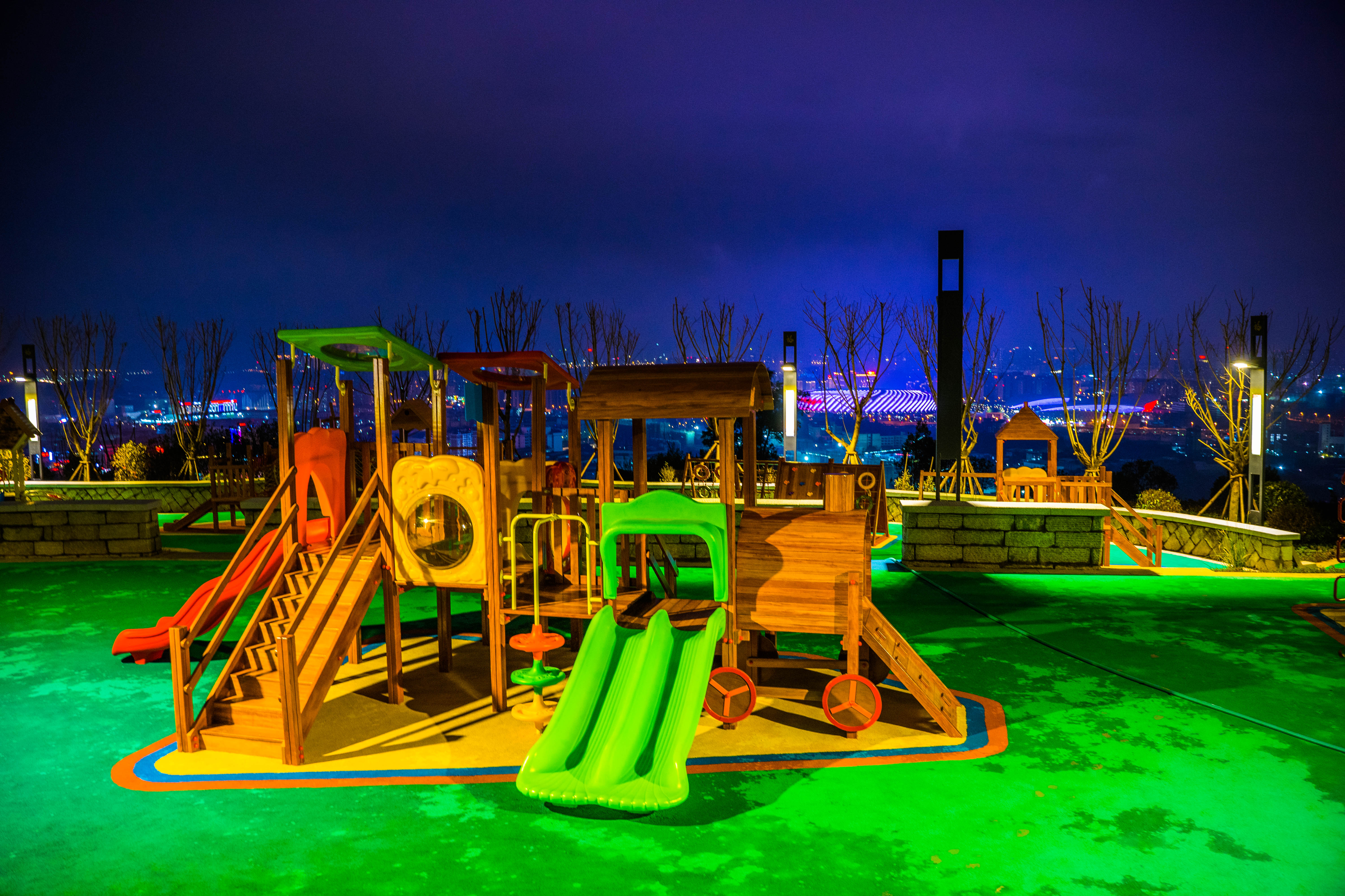 福州旅游攻略:福州仓山高盖山公园,登高望远一览福州夜景