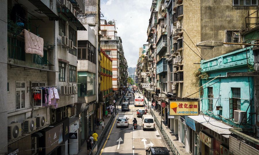 城市街拍风景图片