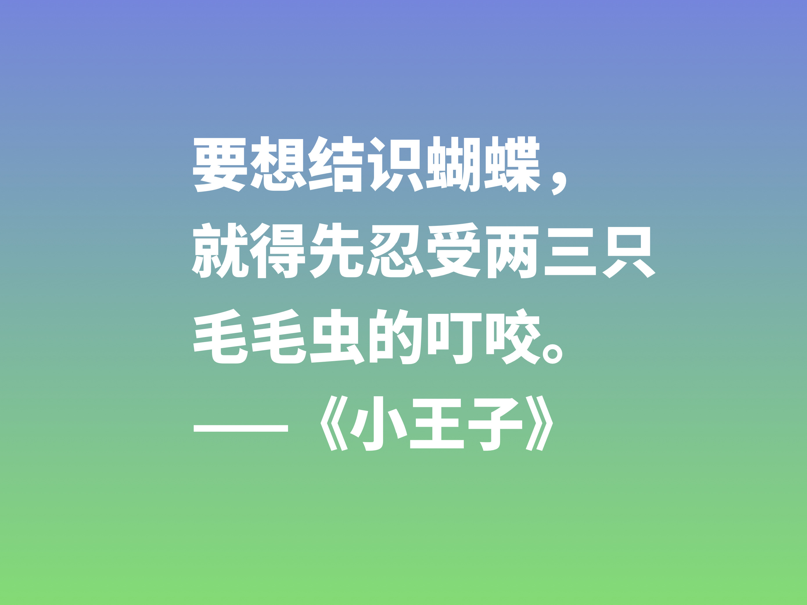 经久不衰的读物，细品小说《小王子》这十句格言，蕴含着博大的爱