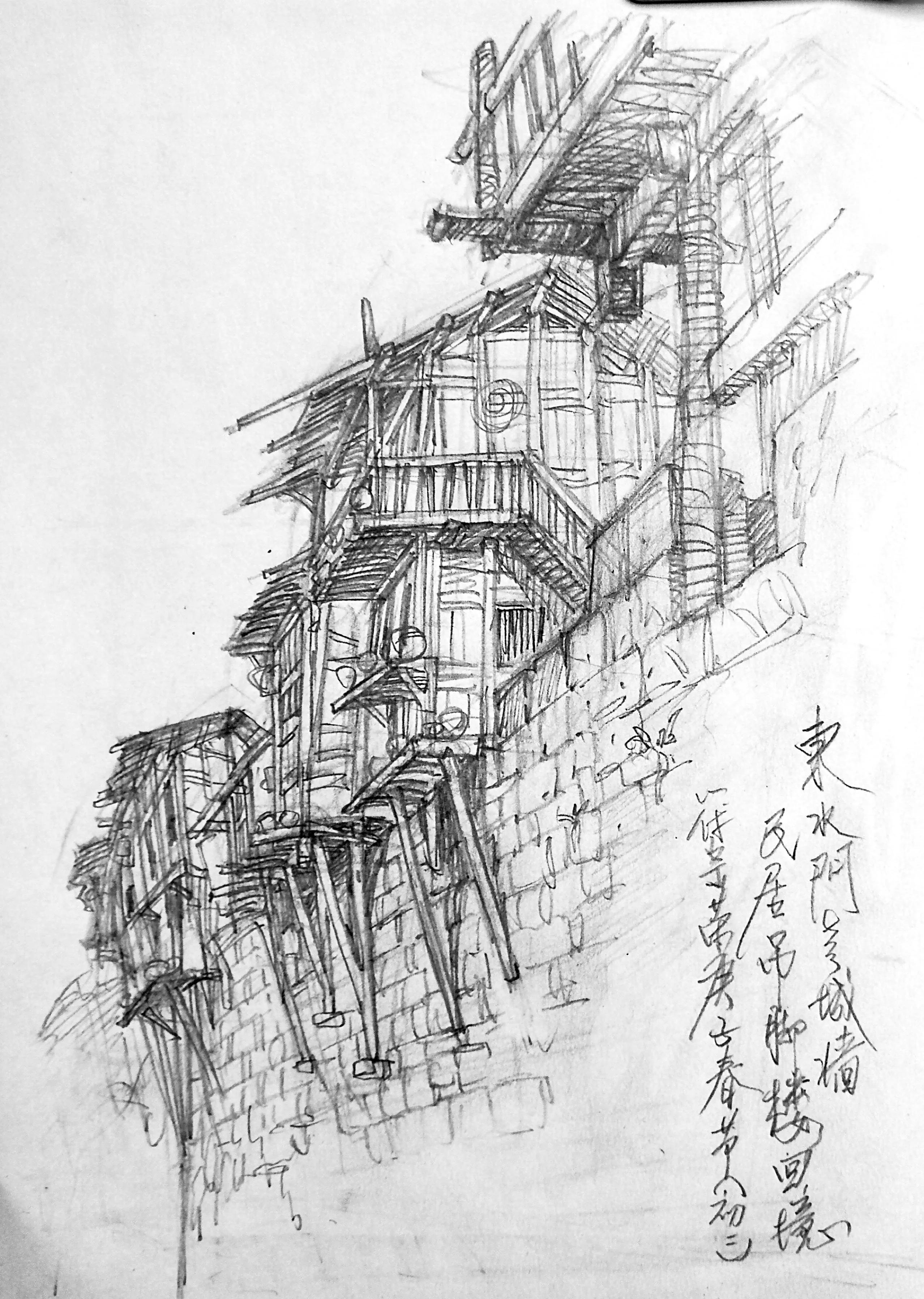 踢足球的人怎么画才好看又简单（足球与绘画丨符宗荣建筑钢笔画）