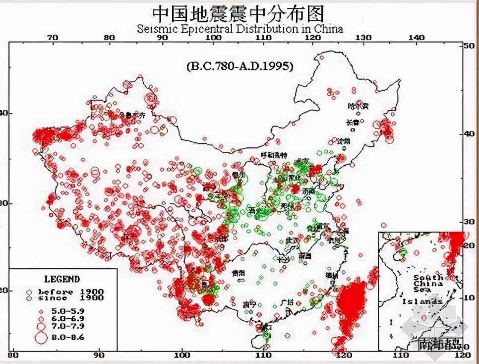 全国地震带,全国地震带分布图高清