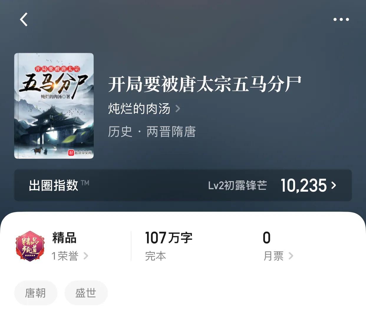 几本隋唐历史小说，开局就是巅峰，谁能想到后面居然是巅峰之上