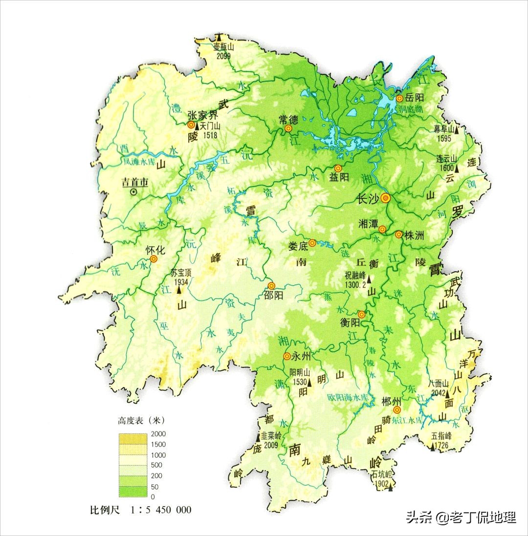 山西河北两省地图（看完就知道这两省的位置在哪）