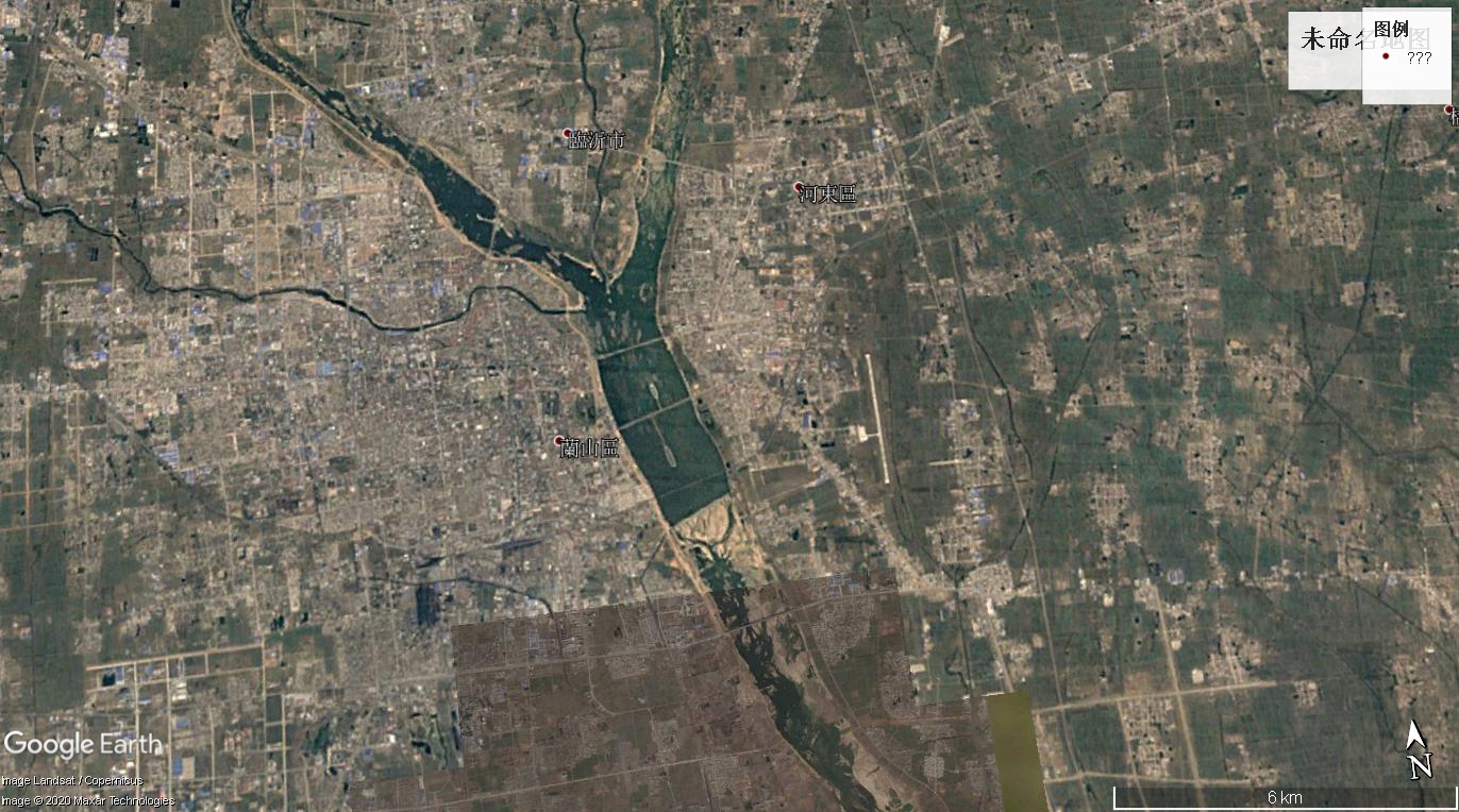 临沂地区历史卫星地图看城区发展