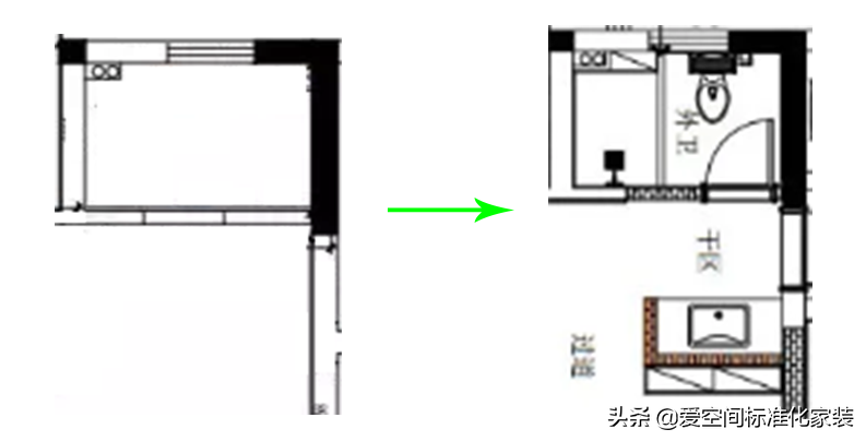 小卫生间干湿分离真实案例，2-6㎡都适用，超赞设计！照搬回家