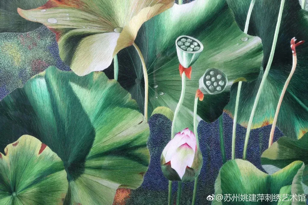 苏州刺绣图案图片（苏州最牛绣娘一幅画耗1.2亿针）