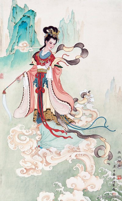 赤帝女(南方天帝)之女,名曰瑶姬,未嫁而死,葬于巫山之阳,精魂依草,实