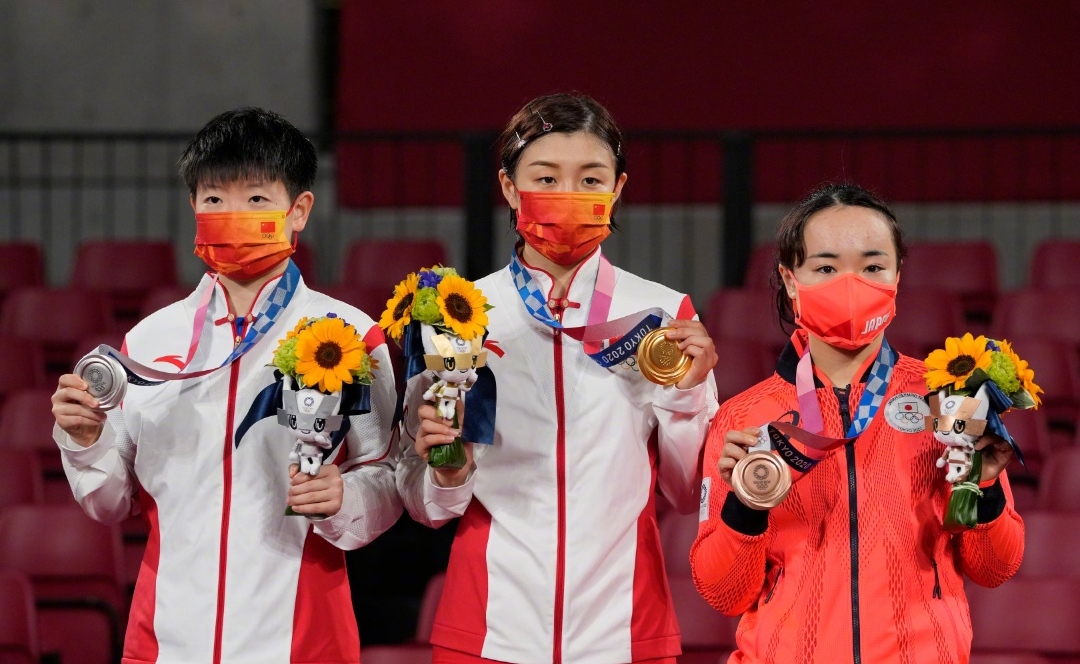 奥运最新金牌榜：中国15枚排第1，日本15枚排第2，美国14枚排第3