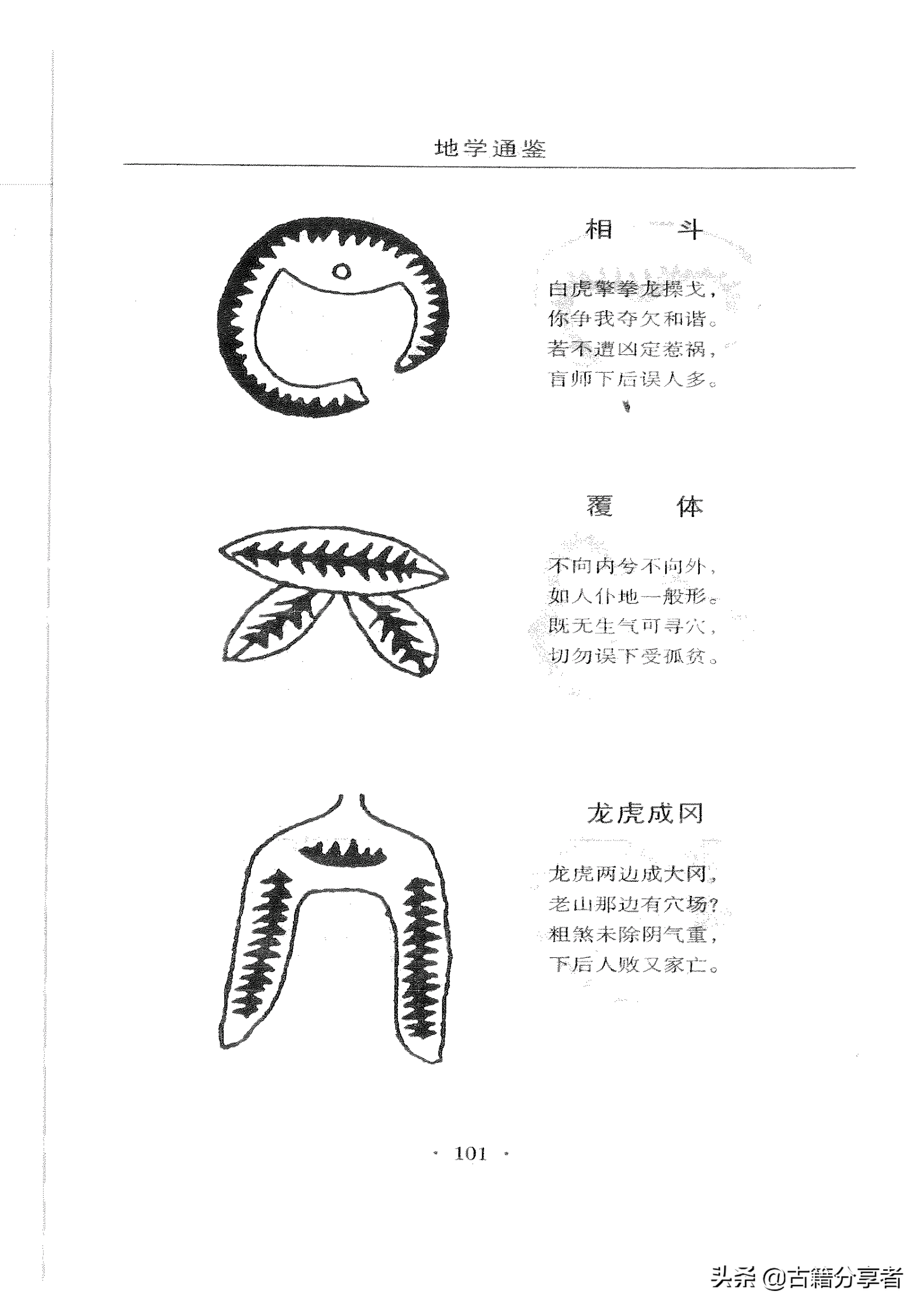 风水地理（地学通鉴）穴分阴阳富贵贫贱