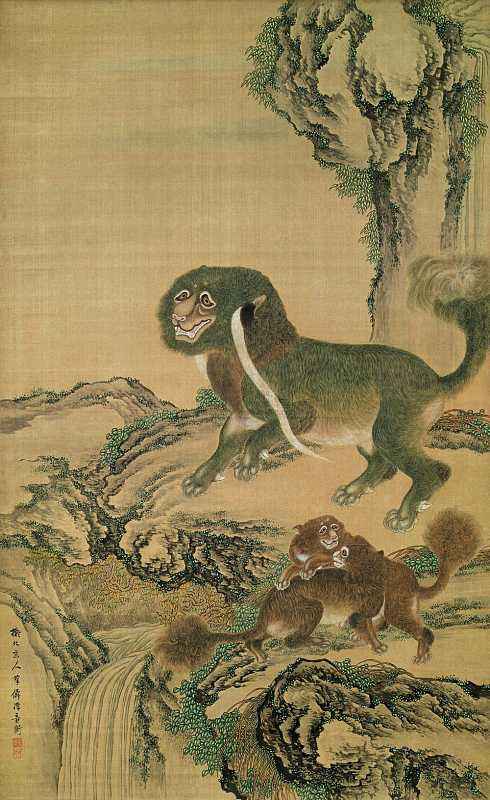 狮子图|熔古铄今,形塑成一个独具魅力的经典文化传奇