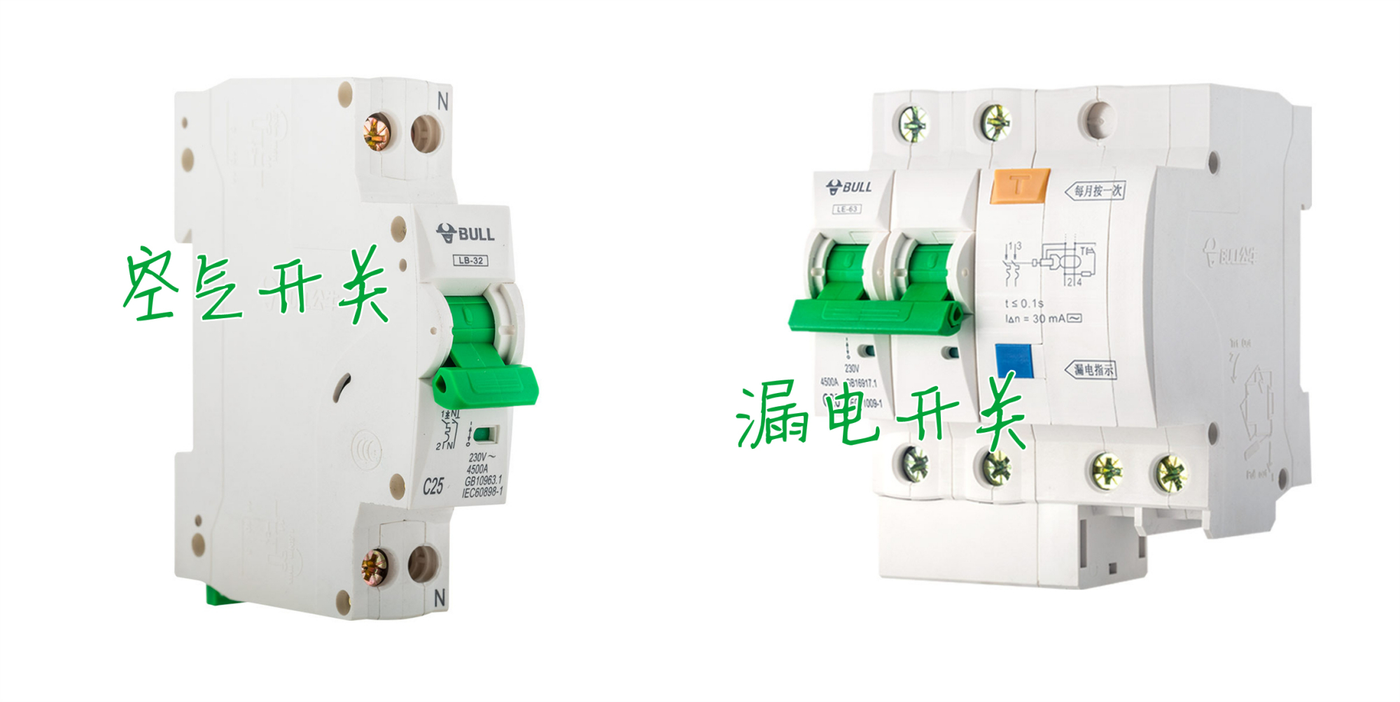 空氣開關和漏電保護器有何區別?