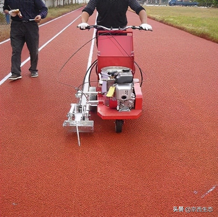 体育场地简易划线(塑胶跑道的尺寸和各种标线规则及画法)