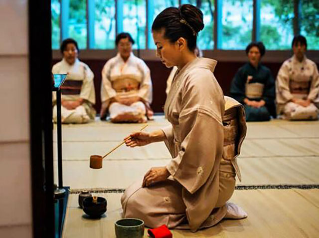 日本茶道文化（日本人把喝茶当成一种高端雅致的行为）