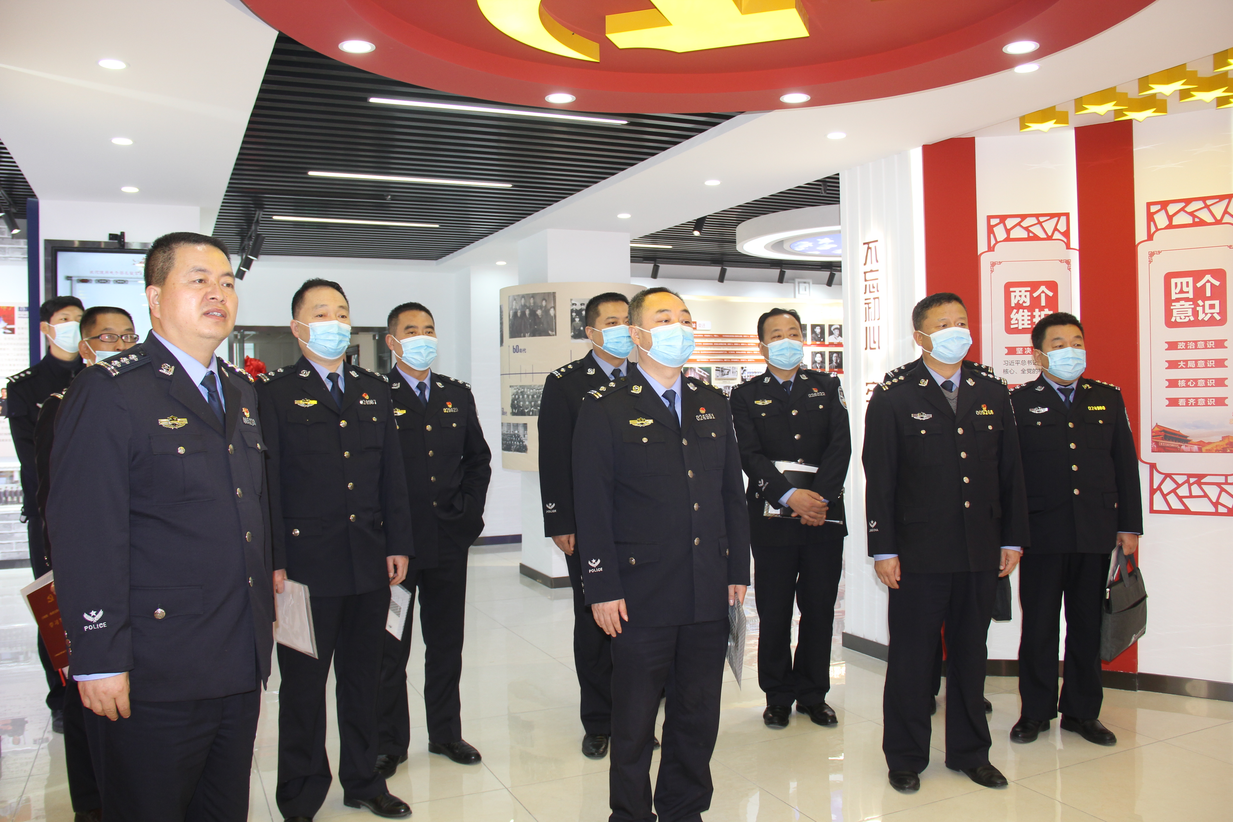 扶风县公安局来武功县公安局开展学习交流活动