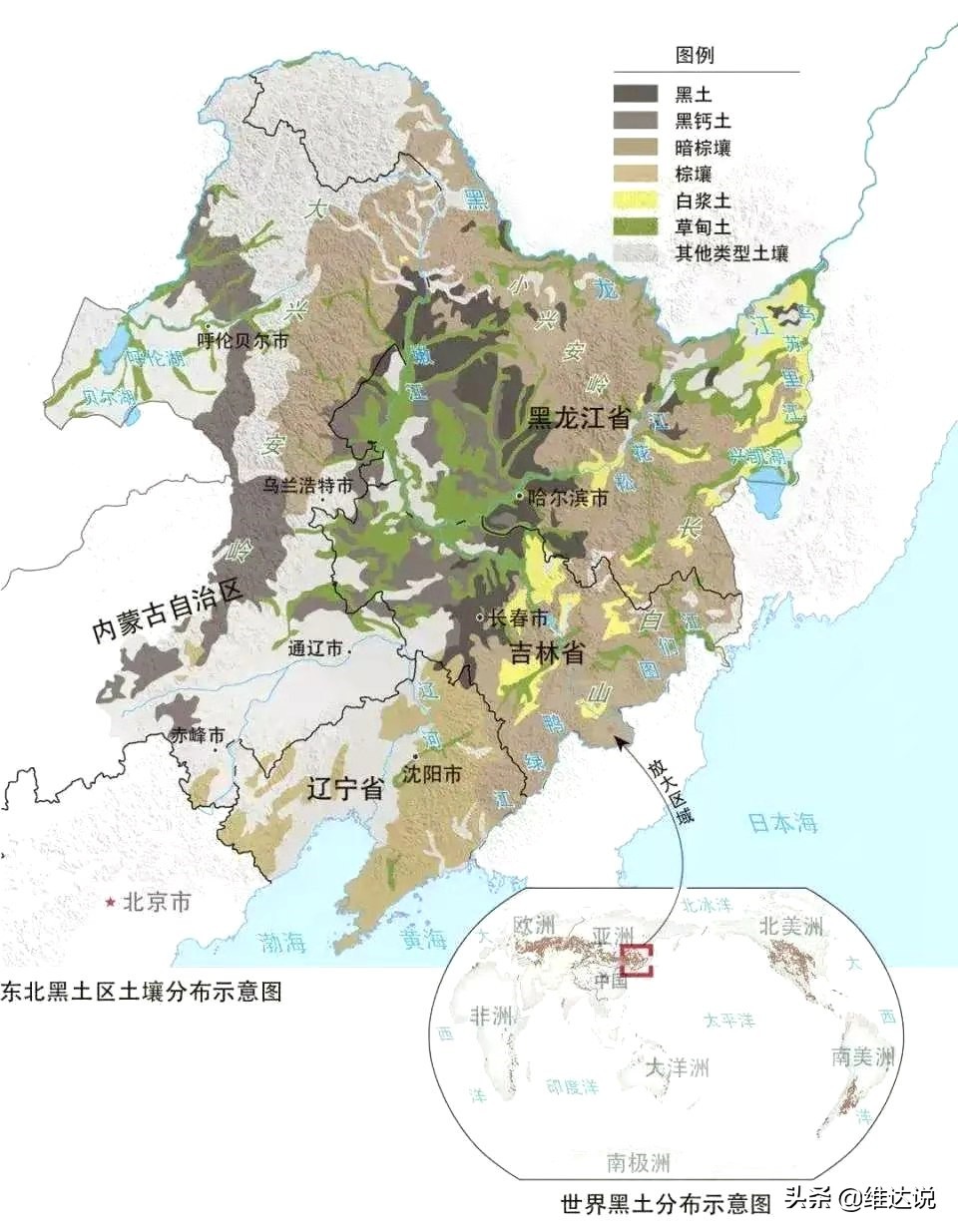 东北平原主要农作物（世界三大黑土分布区之一介绍）