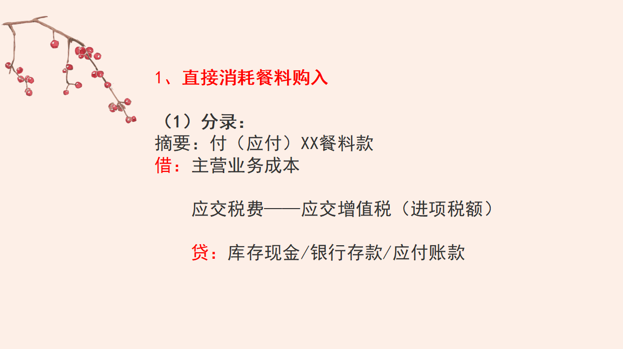 餐饮业会计核算难？送你一套账务处理+流程+案例，财务主管都说好