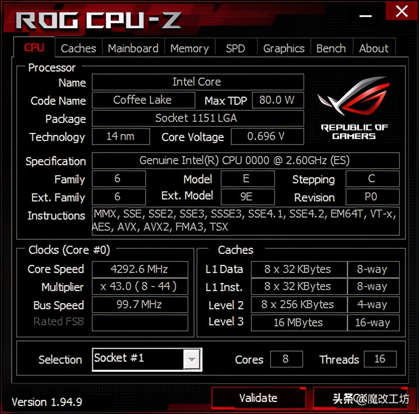 400元主板4相供电是如何撑起英特尔8核心16线程处理器的？