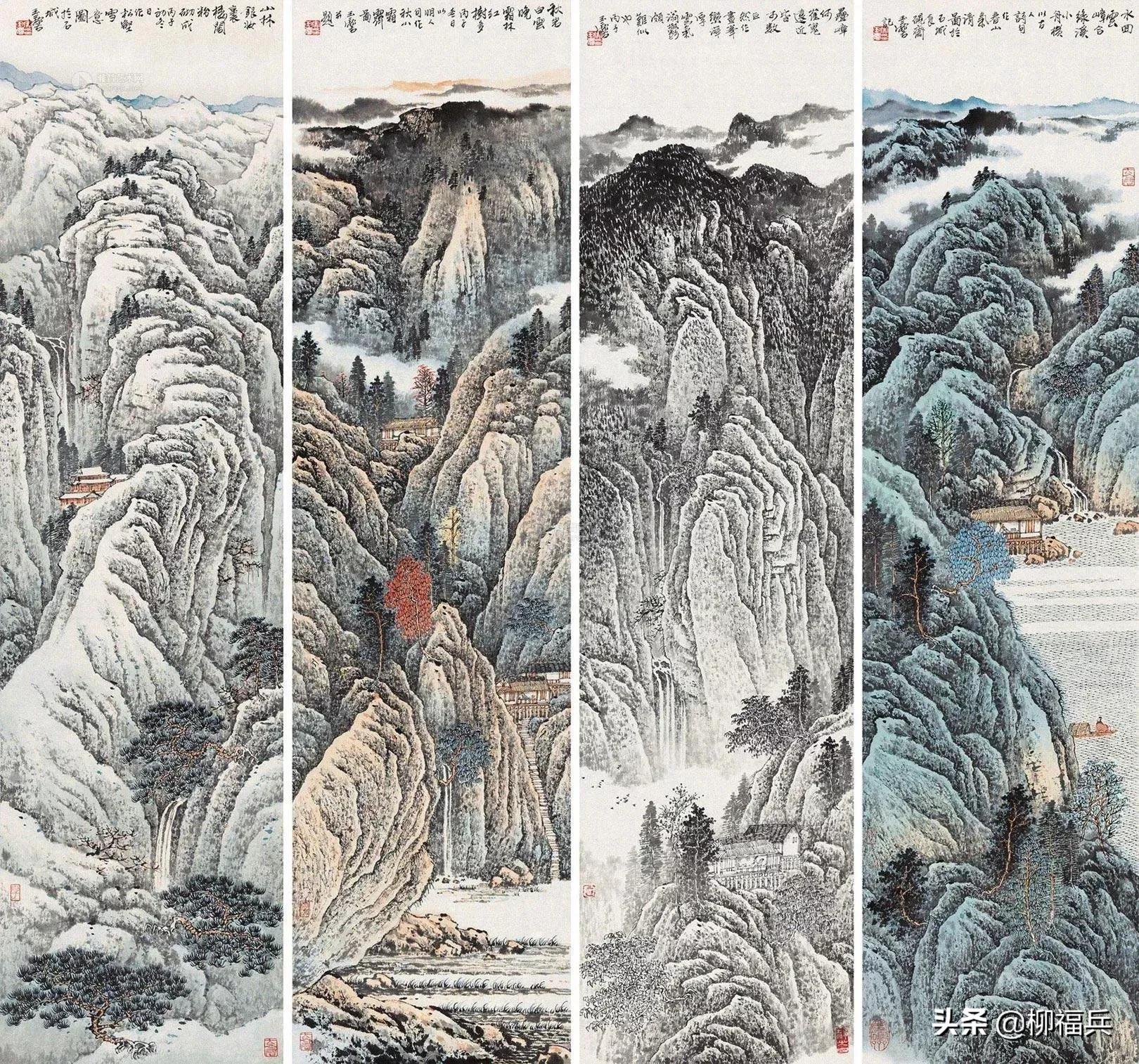 名家山水画,名家山水画图片大全 精品