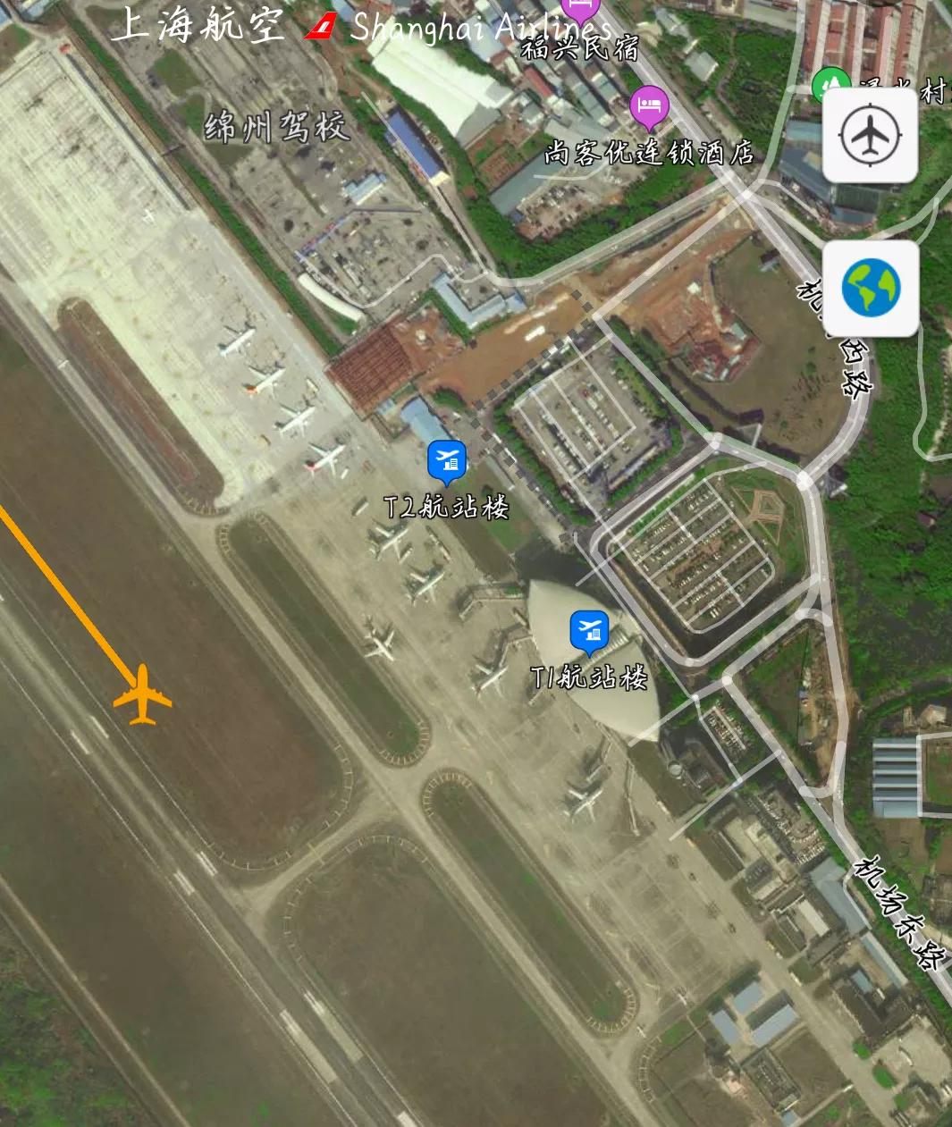 2014年,绵阳南郊机场旅客吞吐量首次突破100万人次,达到108.49万人次.