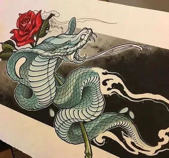 属蛇纹身纹什么好_达一风水网