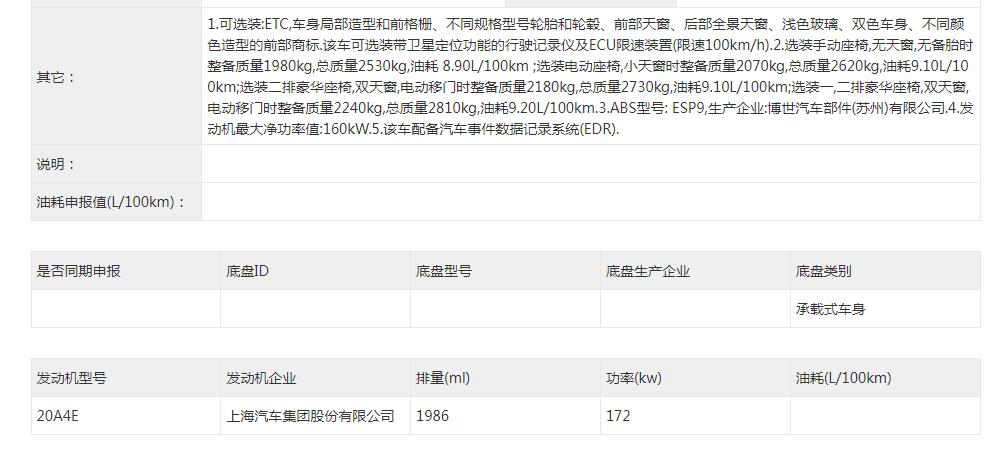 前脸采用超级大嘴格栅，上汽大通Maxus G90申报信息曝光